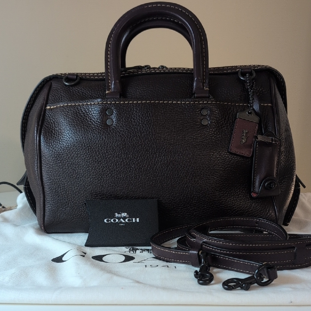 Coach 1941 Rogue Satchel In Oxblood
